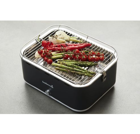 Carlo grill de table au charbon Chili Pepper 44x33x21cm  Barbecook