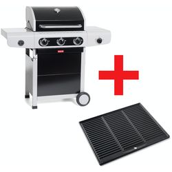 Barbecook Barbecook Siesta 310 Black Edition gasbarbecue met plancha 124x56x118cm