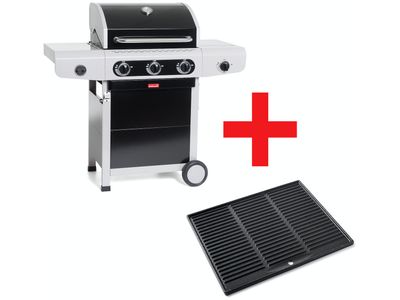 Barbecook Siesta 310 Black Edition gasbarbecue met plancha 124x56x118cm