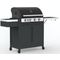 Stella 4311 gasbarbecue zwart met infrarood zijbrander 174x59x119cm 