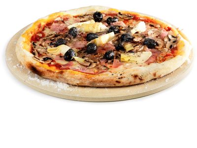 Pizzasteen uit vuurvaste klei Ø 36cm
