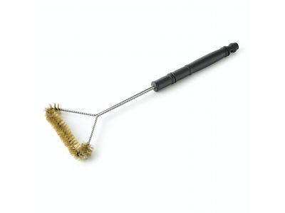 Lange spiraalborstel zwart 52cm