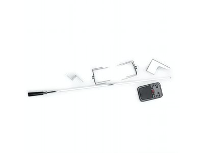 Set van 2 rotisserie spitvorken voor gasbarbecue