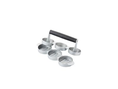 Mini hamburgerpers voor 3 hamburgers