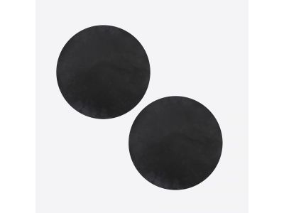 Set van 2 grillmatten zwart Ø 40cm