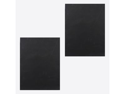 Set van 2 Premium grillmatten zwart 40x33cm