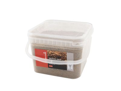 Seau avec poudre de fumage aulne