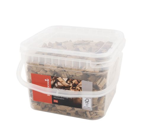 seau avec copeaux de fumage aulne 2kg FSC 100%   Barbecook