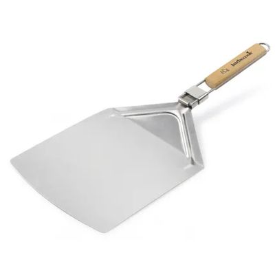 spatule à pizza en inox et bois 63cm FSC 100% sgsch-coc-041337  Barbecook