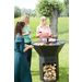 Barbecook Nestor Original houtbarbecue uit gegalvaniseerd staal zwart 92x92x101cm