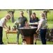 Barbecook Nestor Original houtbarbecue uit corten staal 92x92x101cm