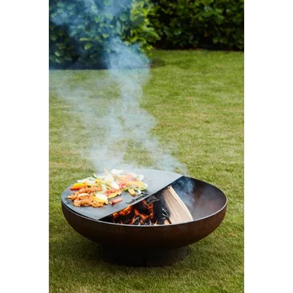 Barbecook plancha uit carbonstaal 62cm voor Jack 60 en Modern 60 vuurschalen