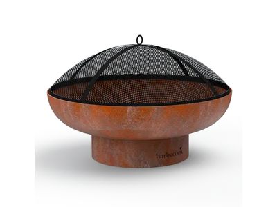 pare-étincelles en métal noir 75 cm