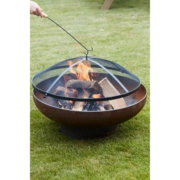 Barbecook Vonkenscherm uit staal zwart 75cm