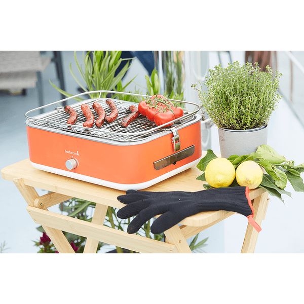 Barbecook E-Carlo elektrische tafelgrill rood 42,5x33x16,5cm