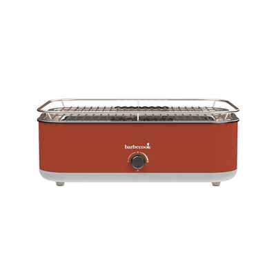 E-Carlo elektrische tafelgrill rood 42,5x33x16,5cm  Barbecook