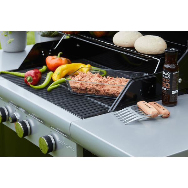 Barbecook set van 2 Meat Claws uit roestvrij staal en hout FSC 100%