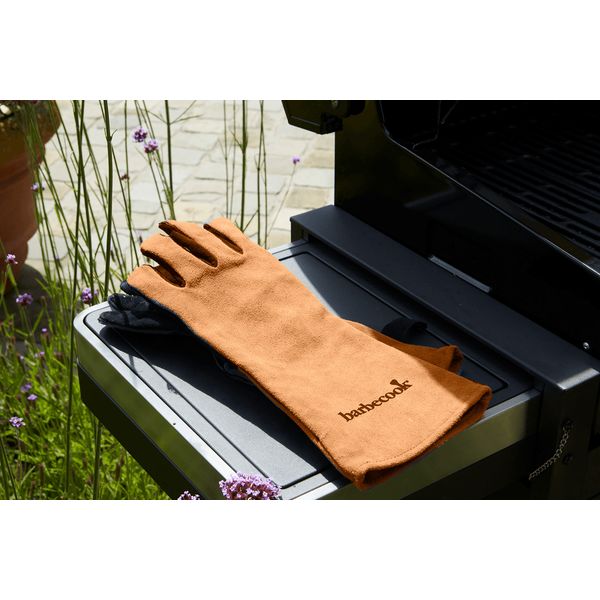 Barbecook Set van 2 zachte leren handschoenen