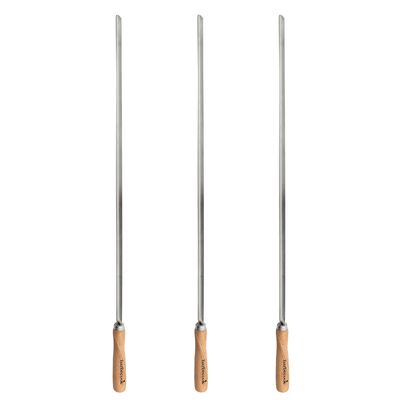 set de 3 brochettes XL FSC® L65cm  Barbecook