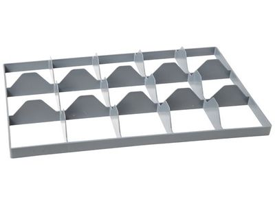 Verdeler 15 Vakken Z.handvat Grijs 