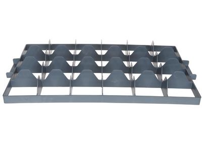 Verdeler 24 Vakken M.handvat Grijs 