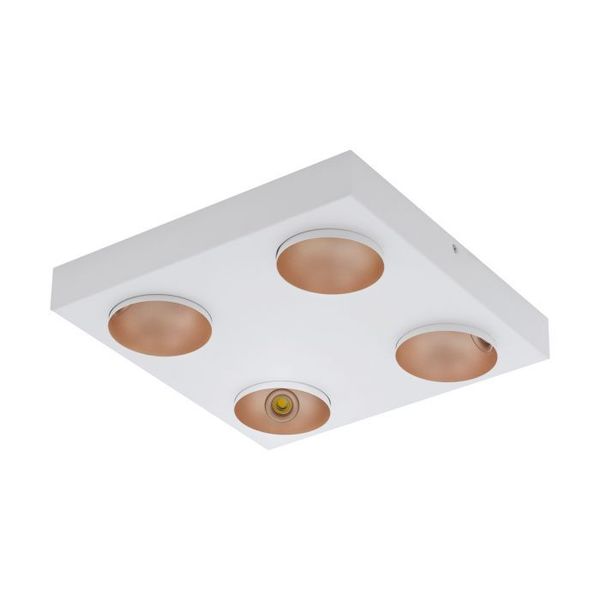 Eglo Ronzano Spot White Rosegold LED 4X3.3W