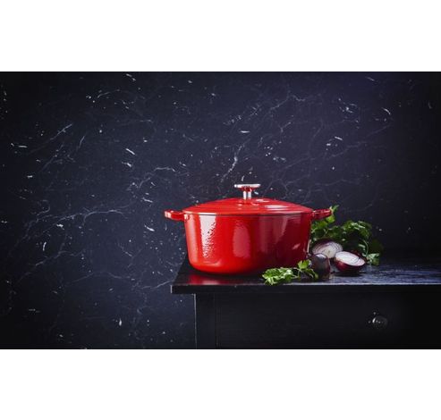 Bourgogne Cocotte 20cm Chili Red  BK 