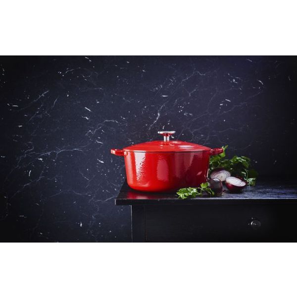 BK  Bourgogne Stoofpot 28 cm Chili Red