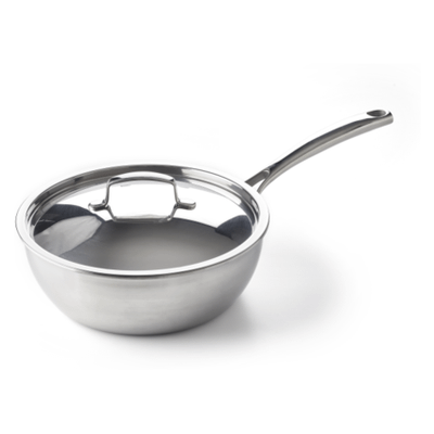 Superior 3-Ply Conische sauteuse 24cm met deksel  BK 