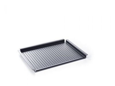 Black Steel BBQ plaque aves trous 44x32cm