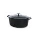 BK  Bourgogne Stoofpot Ovaal 32 cm Jet Black