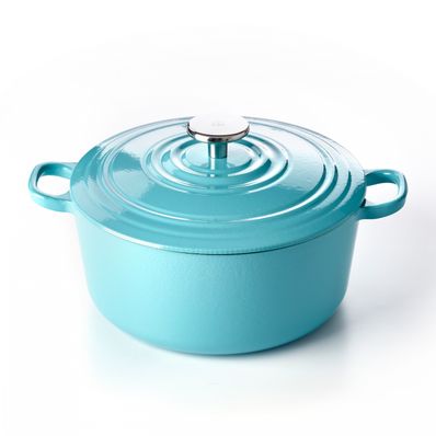 Bourgogne Cocotte 24 cm Aqua Blue 