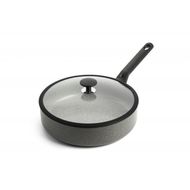 Granite Sauteuse couvercle en verre 28cm 