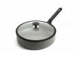 Granite Sauteerpan glazen deksel 28cm