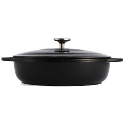 BK  Bourgogne - Lage braadpan 28 cm Jet Black