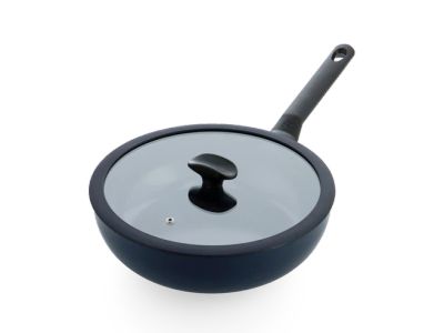 Enjoy Stoofpan met keramische antikleeflaag met deksel 28cm Oxford Blauw