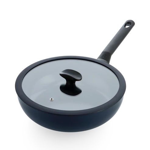 Enjoy Stoofpan met keramische antikleeflaag met deksel 28cm Oxford Blauw