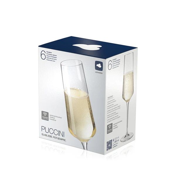 Leonardo Puccini champagneglas 280ml set van 6