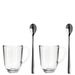 Leonardo Napoli Latte Macchiato glas 380ml set van 2 + 2 lepels