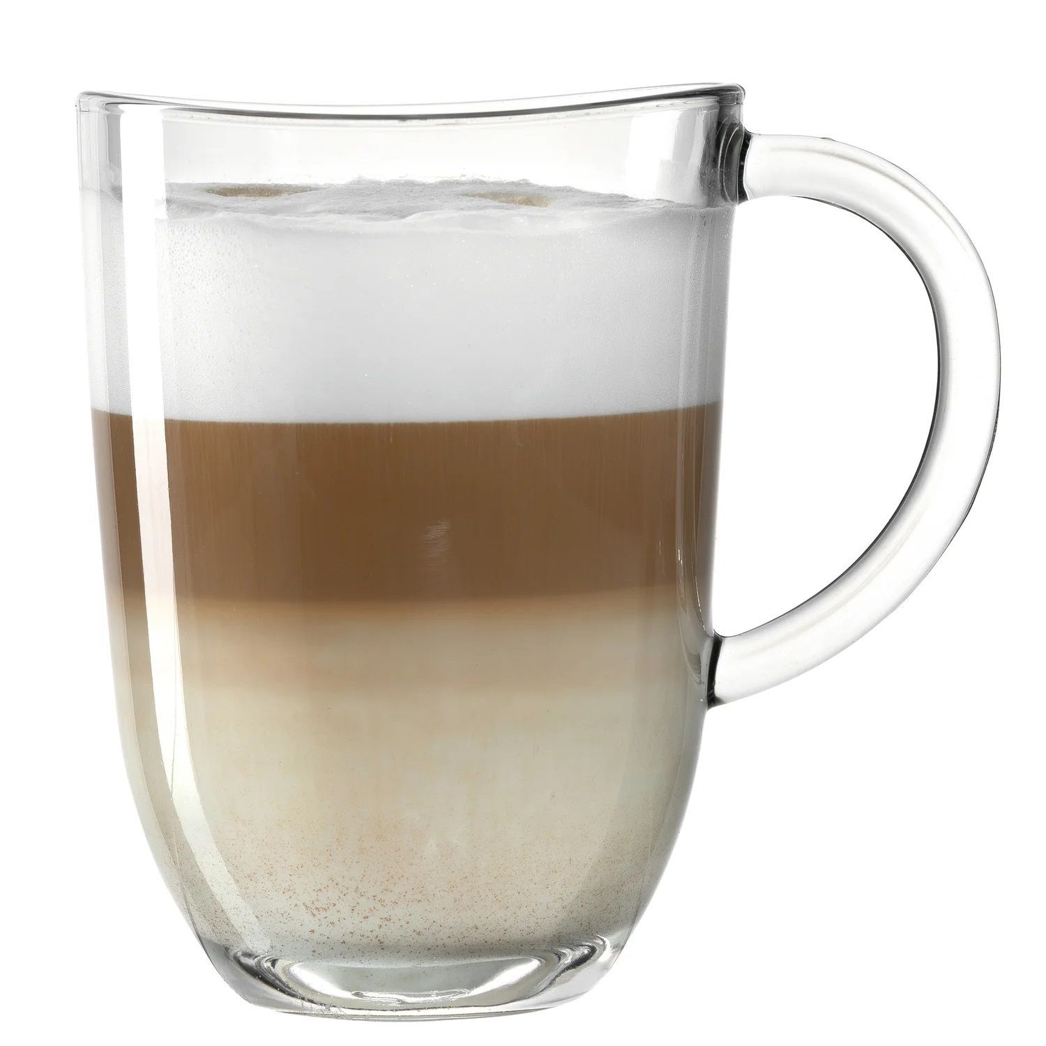 GOEDCH Dubbelwandige Latte Macchiato Glazen Set - 4 X 300 Ml - Met Roestvrijstalen Lepels - Hittebestendig Borosilicaatglas