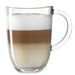 Leonardo Napoli Latte Macchiato glas 380ml set van 2 + 2 lepels