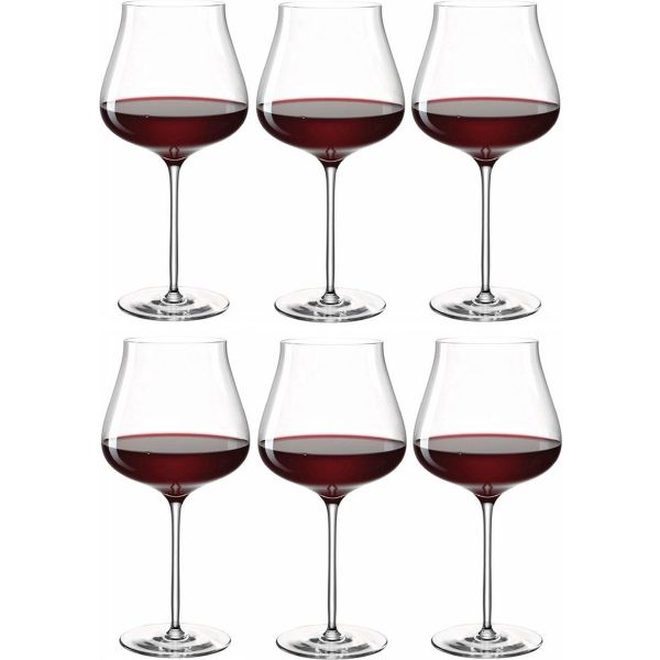 Leonardo Brunelli Bourgogne glas 770ml set van 6