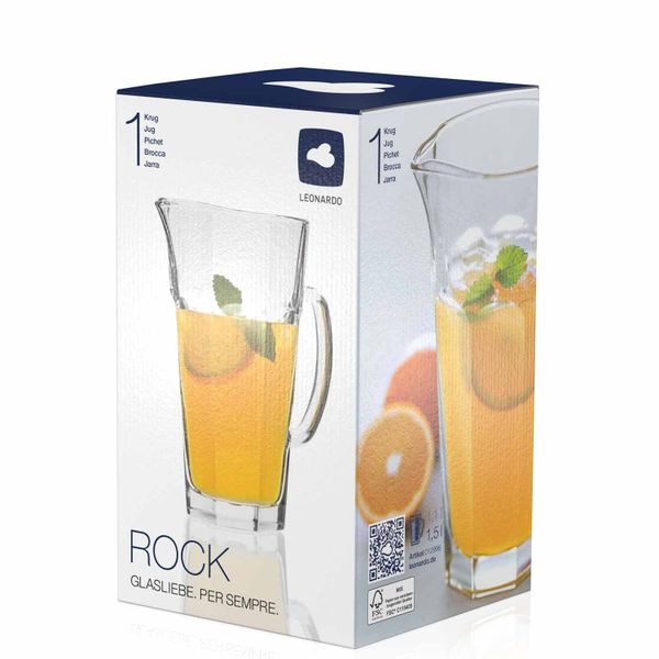 Leonardo Rock glazen kan 1,1L