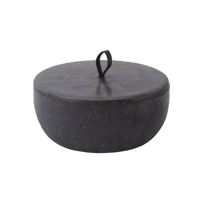 Hammam Schaal met deksel Dark grey  Aquanova