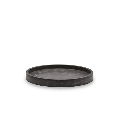 Hammam Plateau round Dark grey  Aquanova