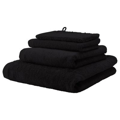 London Drap de bain 70x130 cm Black  Aquanova