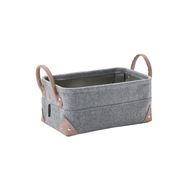 Lubin Panier à ranger Small Silver grey 