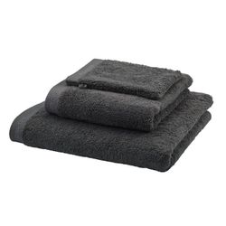 Aquanova Sava Drap de bain GOTS COTON 70x140 cm Dark grey 