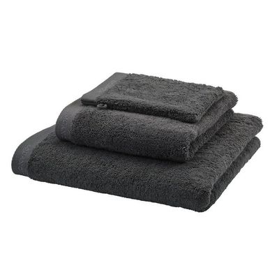 Sava Drap de bain GOTS COTON 70x140 cm Dark grey  Aquanova