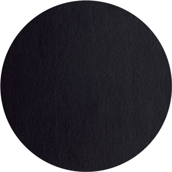 Asa Leather Optic Fine Placemat Rond 38cm Black